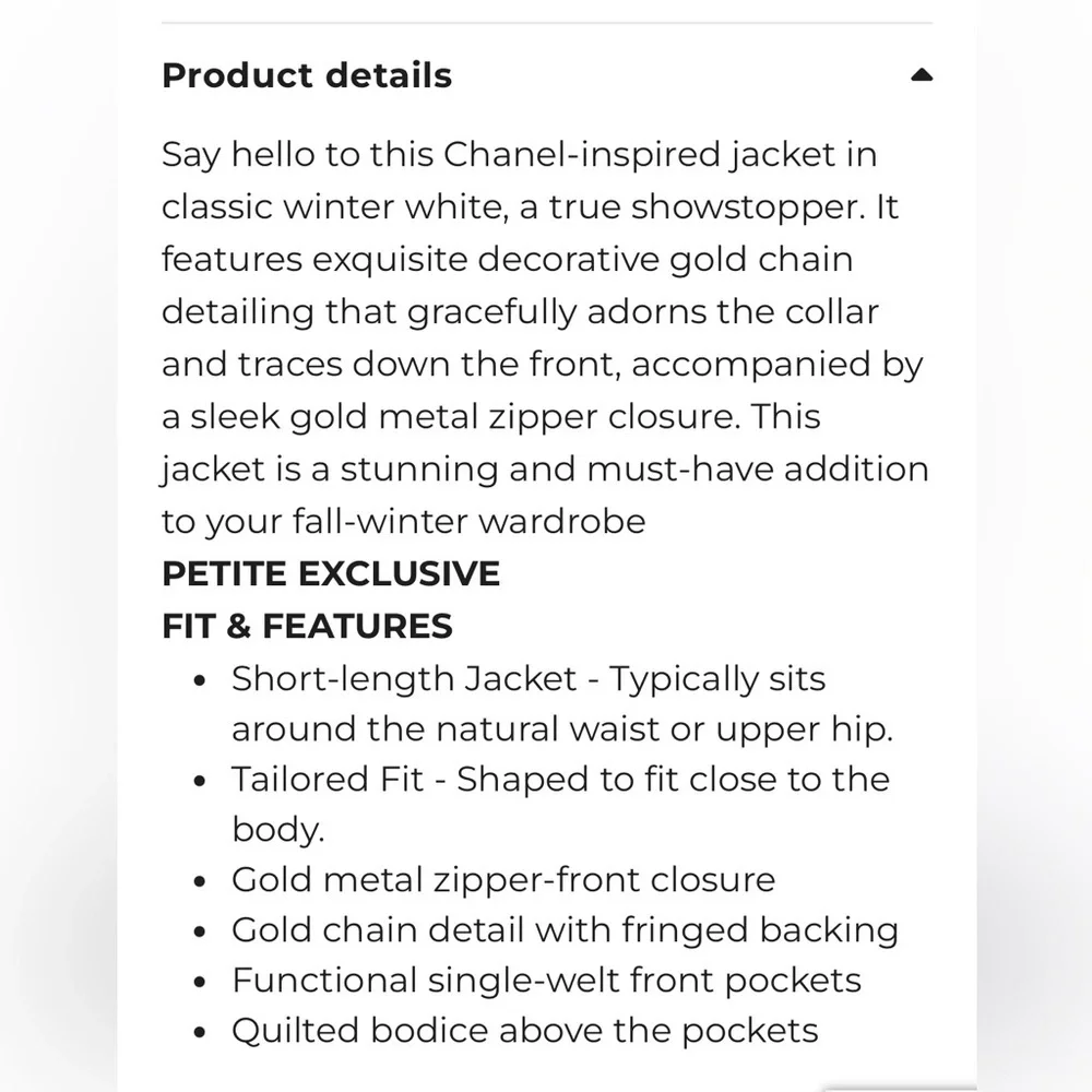 Cleo NWT Quilted Vegan Leather French Jacket size MP. - Picture 12 of 13